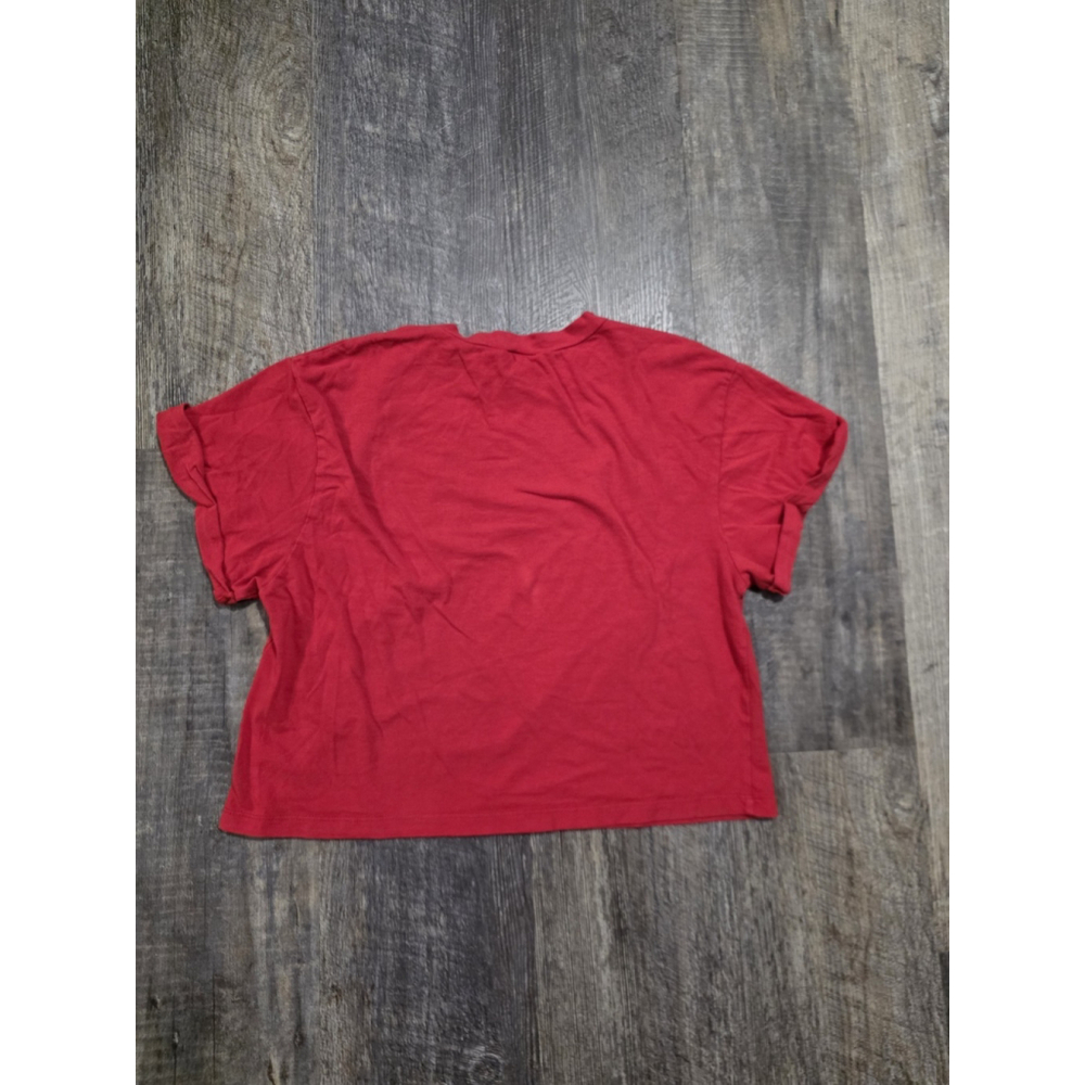 Riot Queen West Coast Women's Medium Crop Top Red - Picture 5 of 6